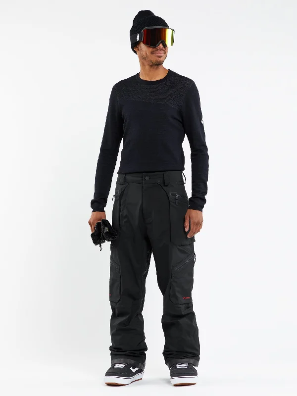 Weather-resistant pants for unpredictable climate needs -Mens Guch Stretch Gore Pants - Black