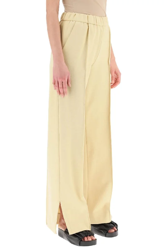 Relaxed fit pants for laid-back comfort wear -Jil sander straight jersey pants