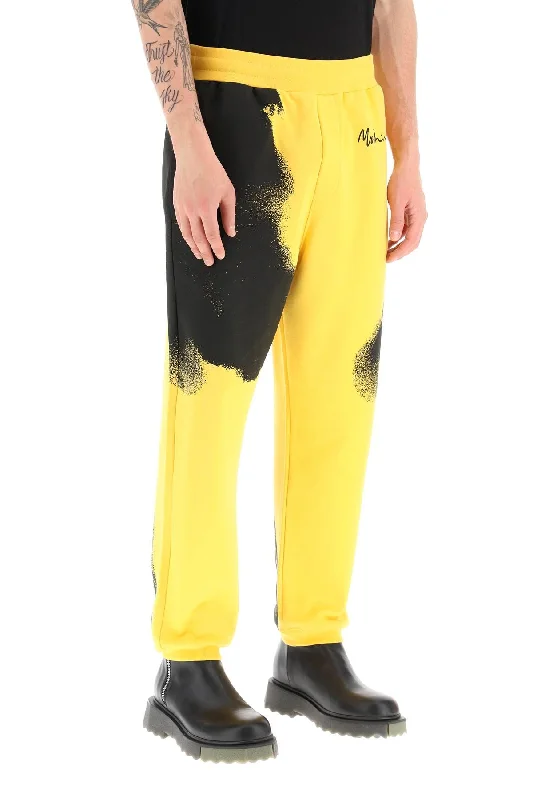 Windproof pants for chilly outdoor activities -graphic print jogger pants with logo