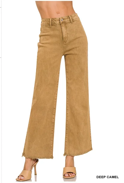 Athletic track pants for running training days -Deep Camel Pants