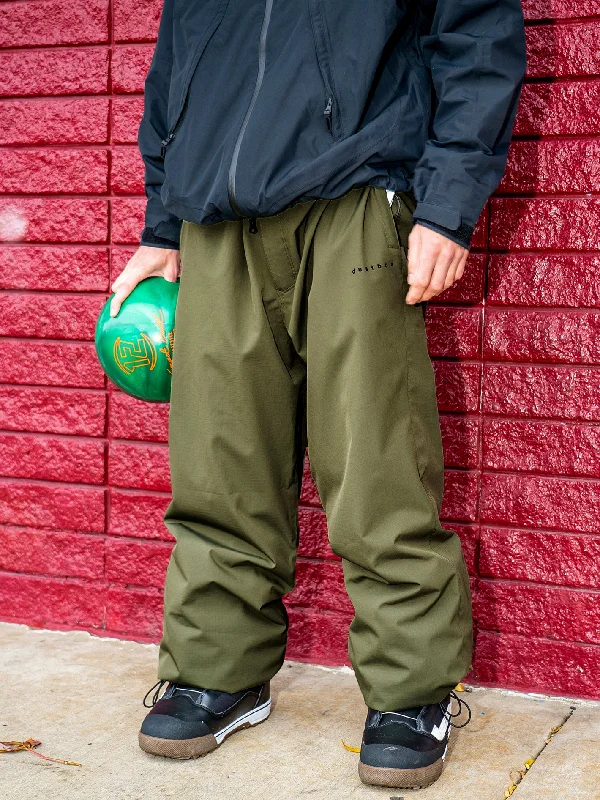 Stylish wide-leg pants for bold evening looks -Volcom x Dustbox Pants - Military