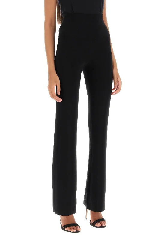 Tailored slim pants for polished business looks -Norma kamali flared jersey pants