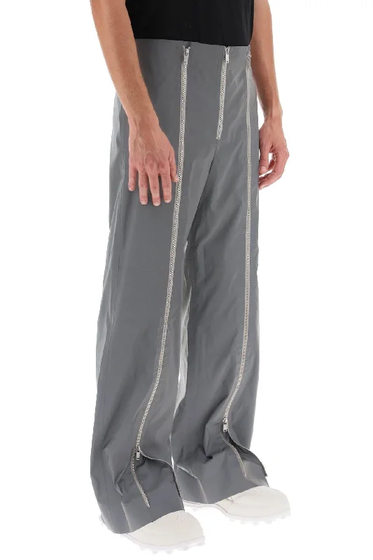 Tailored dress pants for professional office meetings -Jil sander pants in reflective fabric