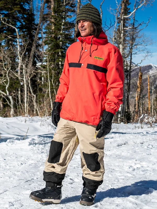 Lightweight travel pants for long flight comfort -Mens Longo Gore-Tex Pants - Khakiest