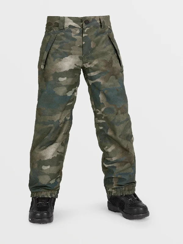 Bold plaid pants for eye-catching style choices -Kids Fernie Insulated Pants - Cloudwash Camo