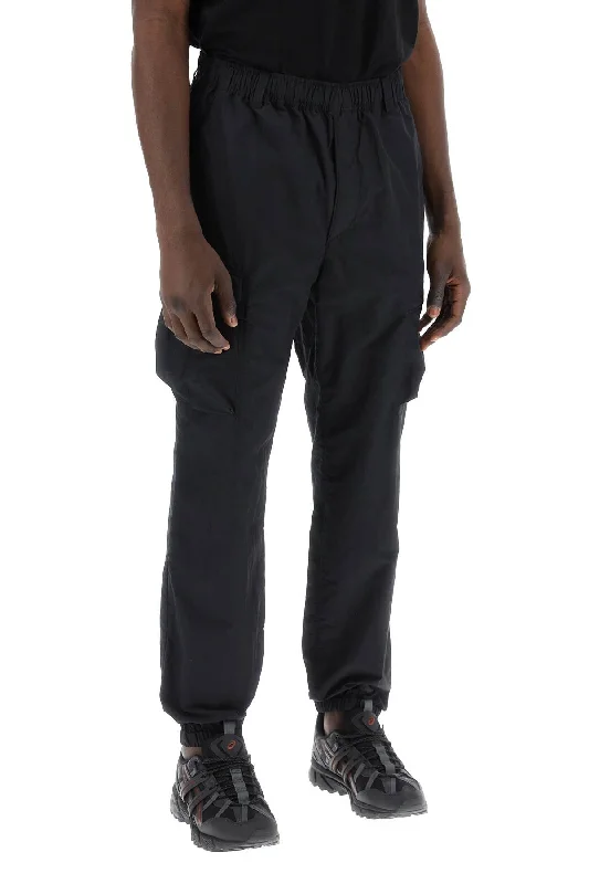 Rugged outdoor pants for mountain climbing strength -Parajumpers edmund cargo pants in nylon poplin fabric