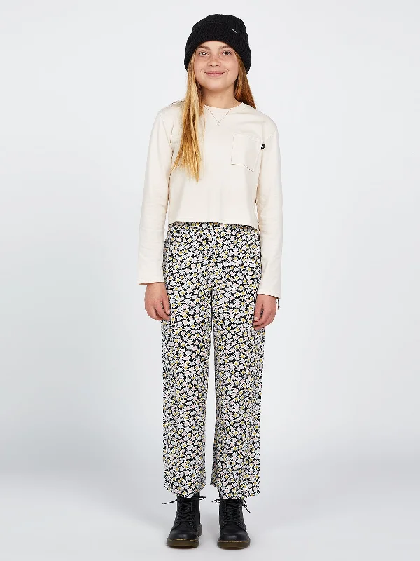 Stretch corduroy pants for cozy fall fashion -Girls Far Out 4Ever Pants - Multi