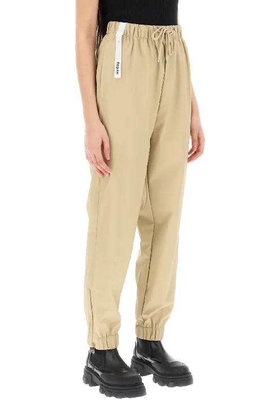 Breathable cotton pants for all-day summer ease -waterproof drawstring pants