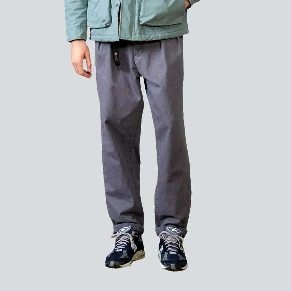 Lightweight jogger pants for summer evening strolls -Chinos casual men's denim pants