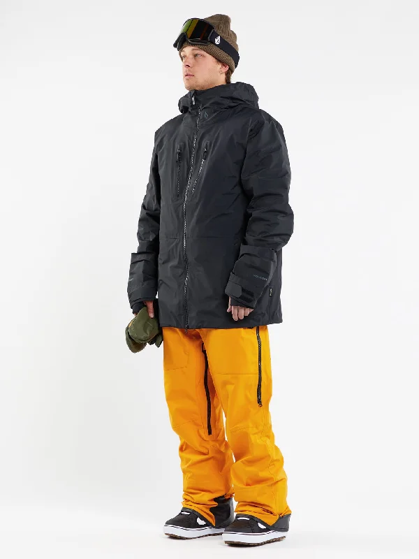 Tailored wool pants for sharp winter dressing -Mens Guide Gore-Tex Pants - Gold