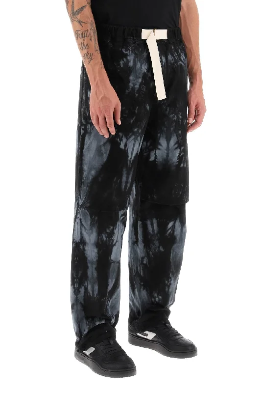 Durable cargo pants for outdoor hiking adventures -jordan tie-dye pants