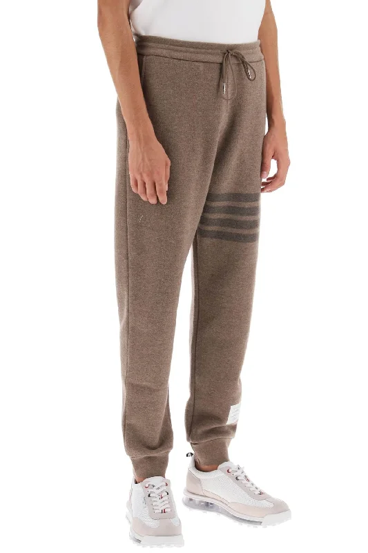 Soft stretch pants for all-day wear ease -4-bar loopback-wool sweatpants