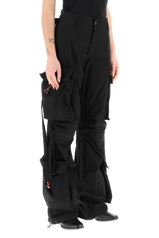 Designer skinny pants for luxury fashion flair -lilly' gabardine cargo pants