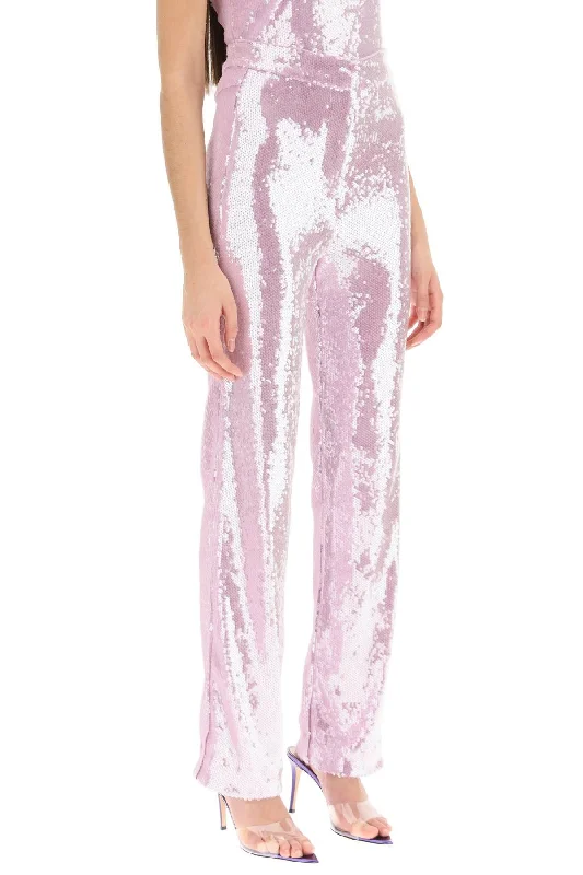 Bold patterned pants for standout fashion statements -'robyana' sequined pants