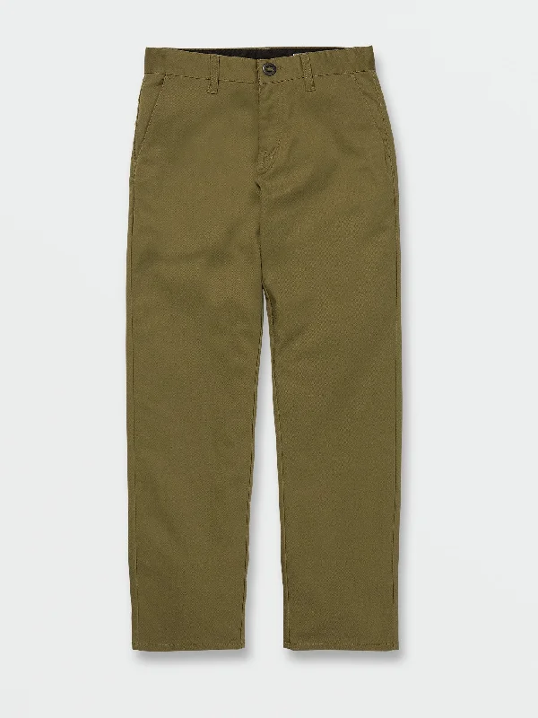 Breathable cotton pants for all-day summer ease -Big Boys Frickin Regular Stretch Chino Pants - Old Mill