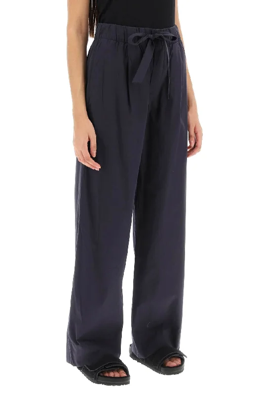 Rugged work pants for construction job durability -pajama pants in organic poplin