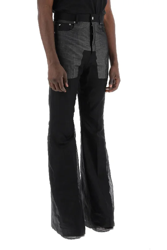 Reinforced cargo pants for heavy-duty field work -Rick owens bolan bootcut pants