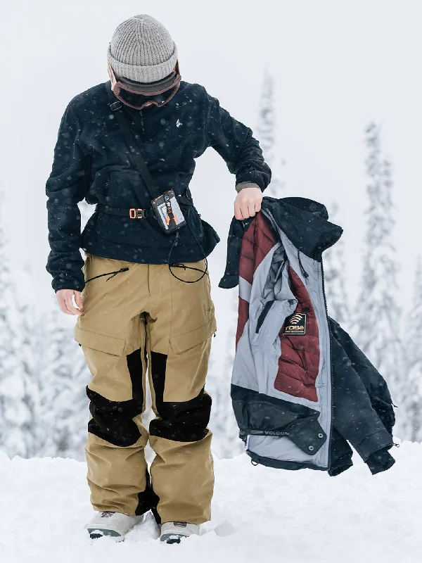 Eco-friendly hemp pants for sustainable clothing choices -Womens V.Co At Stretch Gore-Tex Pants - Dark Khaki