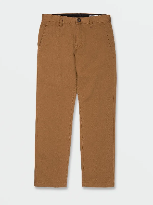 Lightweight linen pants for beach vacation style -Frickin Modern Stretch Chino Pants - Rubber