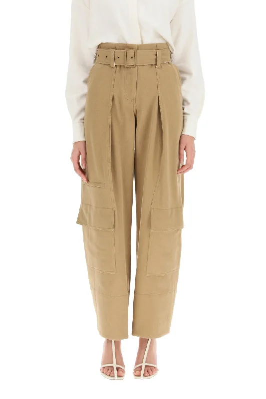 Eco-friendly hemp pants for sustainable clothing choices -cargo pants with matching belt