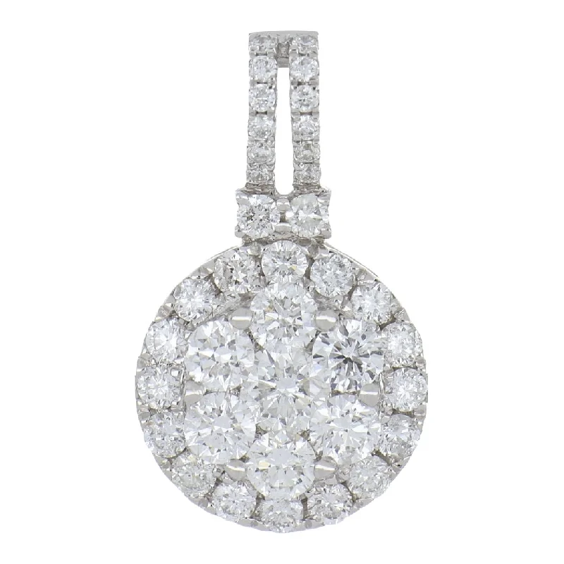 Best necklaces and pendants with vintage lockets for a nostalgic, sentimental look-White Diamond Pendant (White Diamond 1.07 cts.)