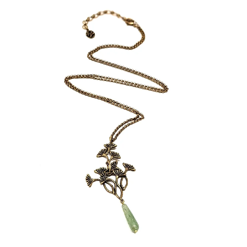 Unique necklaces and pendants with artistic shapes for a creative, one-of-a-kind design-Dandelion Jade Necklace