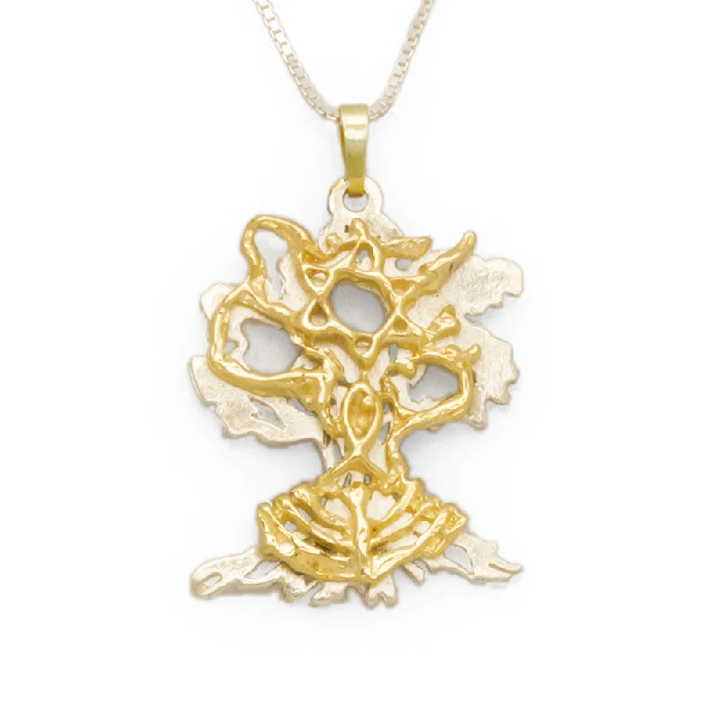 Best necklaces and pendants with zodiac signs for a celestial, astrology-inspired vibe-Olive Tree Grafted-In Pendant