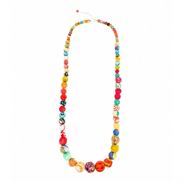 Best necklaces and pendants with opal gemstones for an iridescent glow-Kantha Kali Necklace