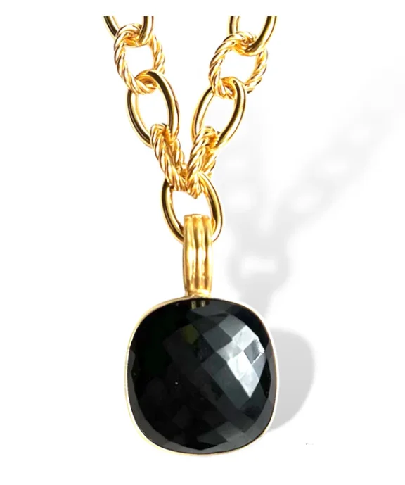 Best necklaces and pendants with crystal accents for a sparkling and elegant style-Dina Mackney - Necklace - Black Onyx Necklace