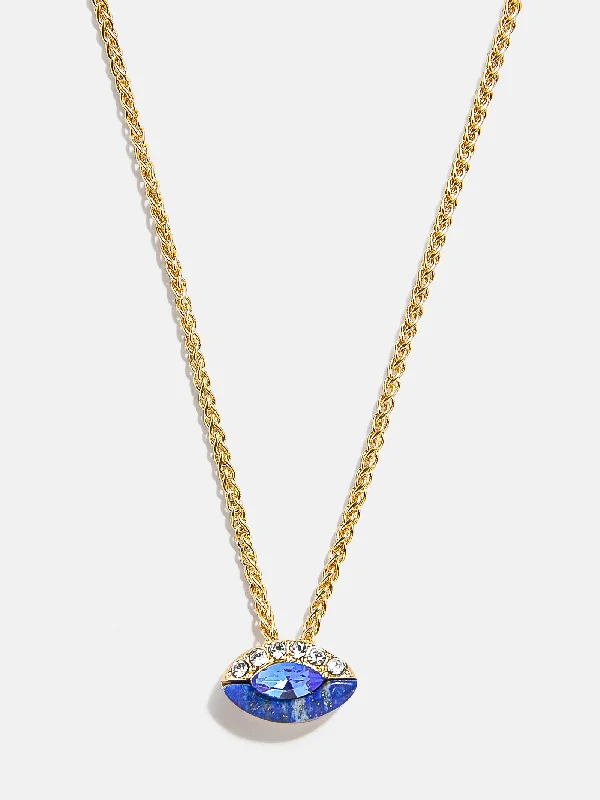 Best necklaces and pendants with glowing moonstone for an ethereal glow-Clove Semi Precious Birthstone Necklace - Sapphire