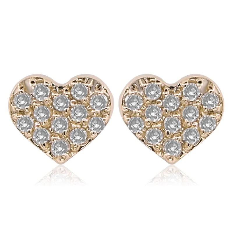 Best hoop earrings with vintage rhinestone embellishments for a retro-glam effect-14KYG EARRINGS SCD 0.08 0.72 GR 26 ST